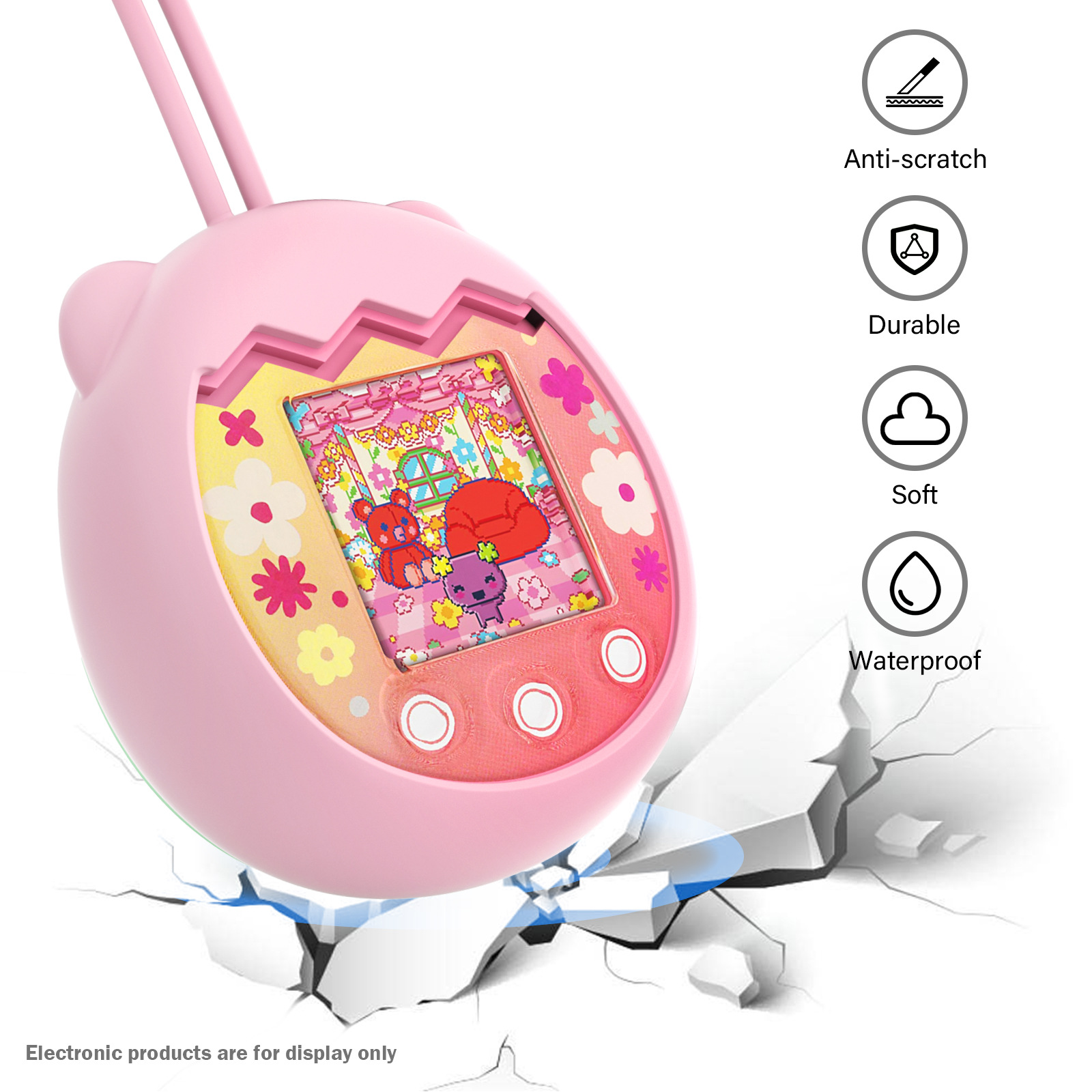 Tamagotchi Electronic Pet Virtual - Virtuele elektronische huisdier beschermhoes game machine