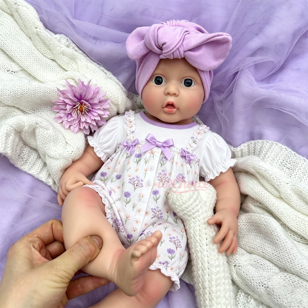 Reborn Baby Doll Silicone Realistic - Handgemaakte flexibele ledematen 42cm siliconen reborn